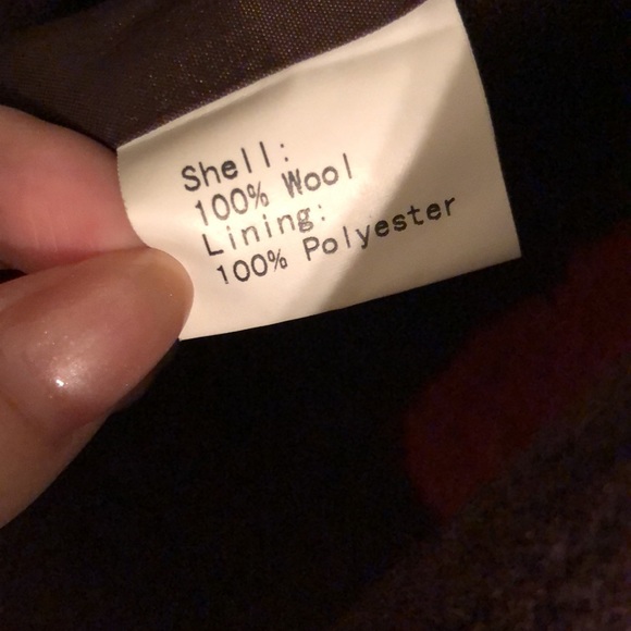 Vintage 100% Wool Coat Jacket From the Set - Picture 3 of 7